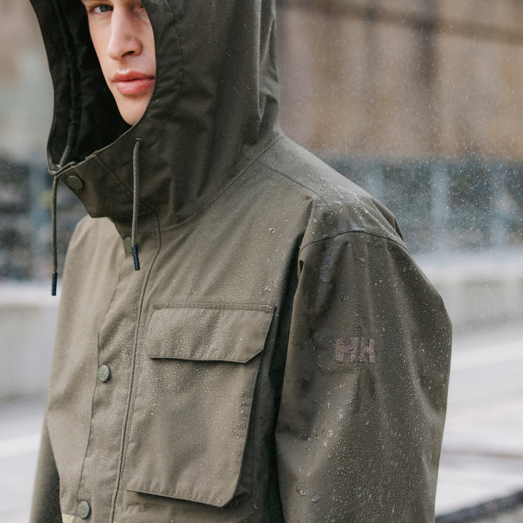 ESCAPE UTILITY RAIN JACKET, UTILITY GRE, XXL