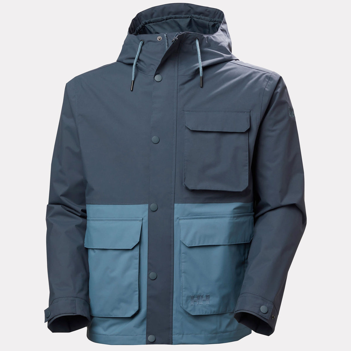 ESCAPE UTILITY RAIN JACKET, WASHED NAVY, XXL