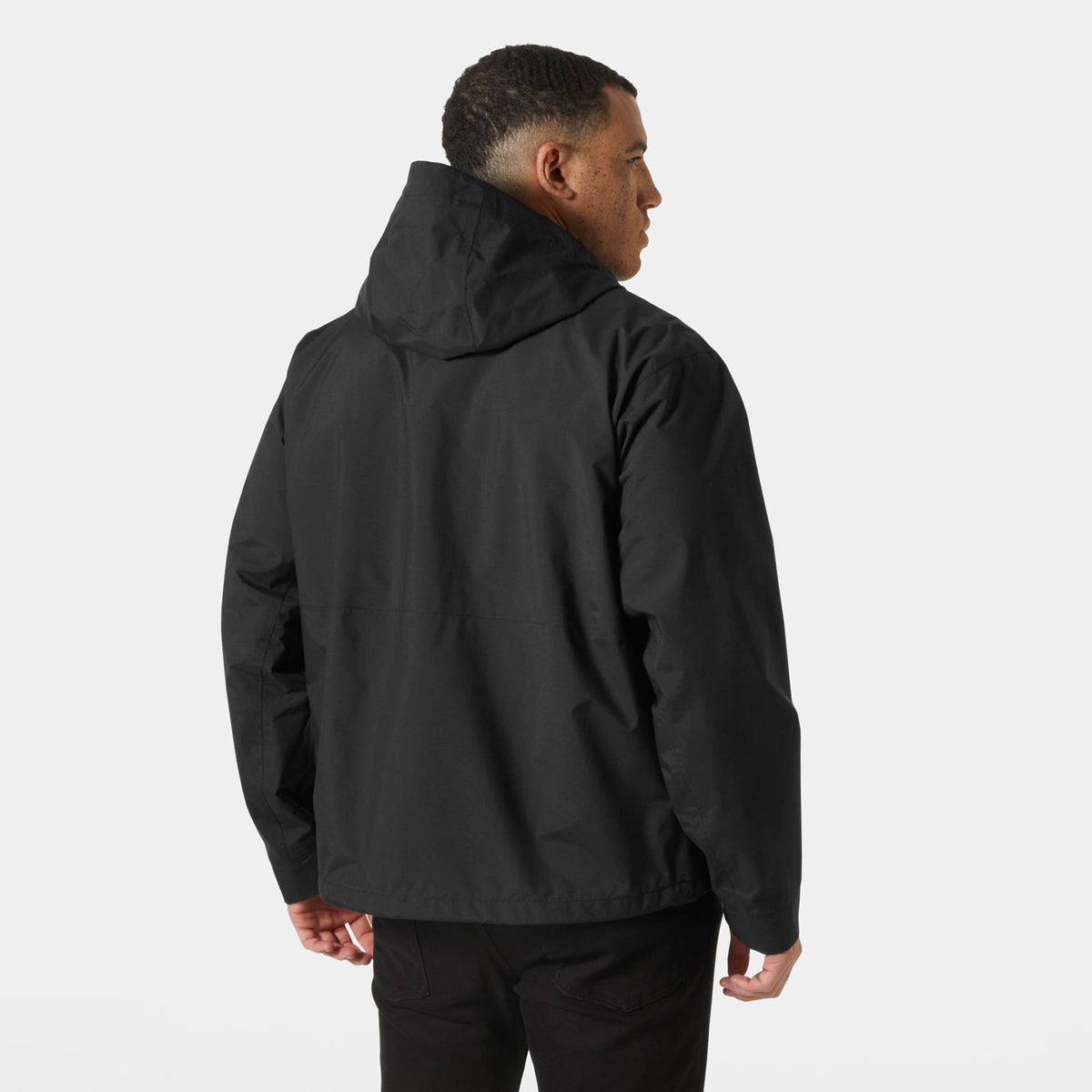 ESCAPE UTILITY RAIN JACKET, BLACK, XXL