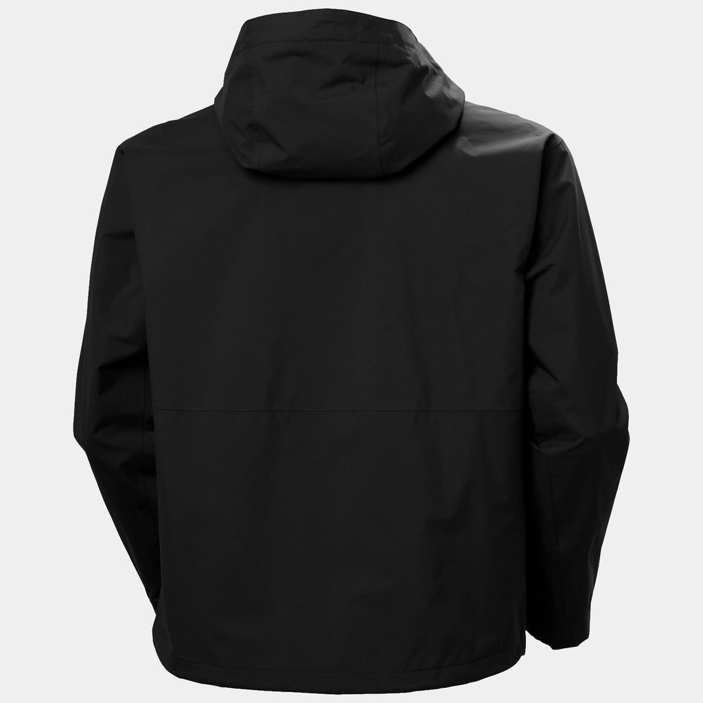 ESCAPE UTILITY RAIN JACKET, BLACK, XXL