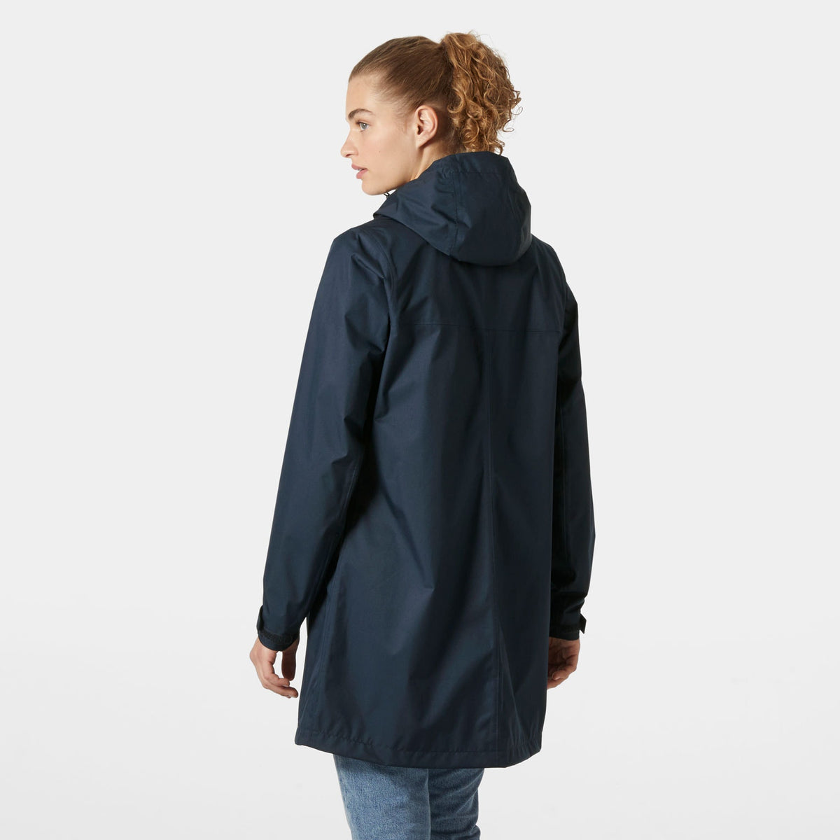 W VANCOUVER RAIN COAT, NAVY, XS