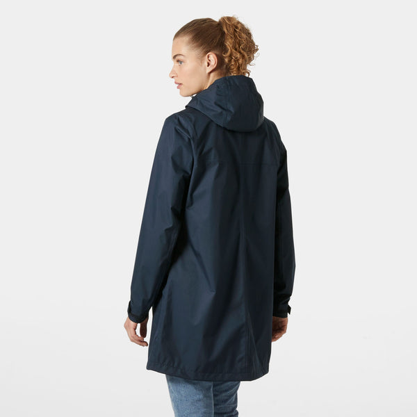 W VANCOUVER RAIN COAT, NAVY, XS