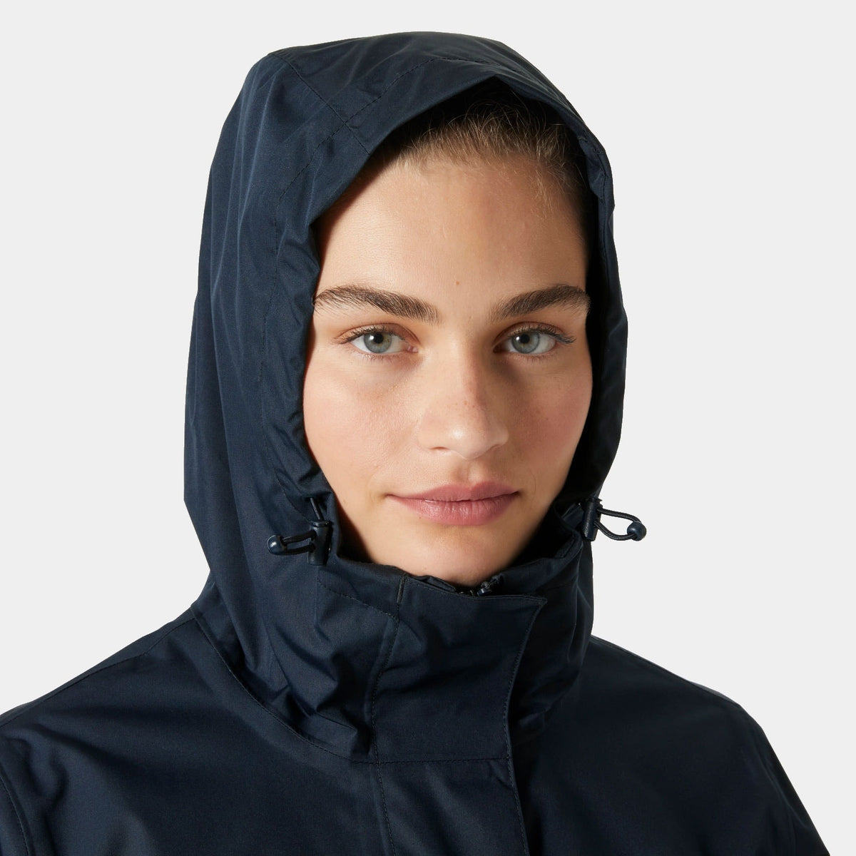 W VANCOUVER RAIN COAT, NAVY, XS