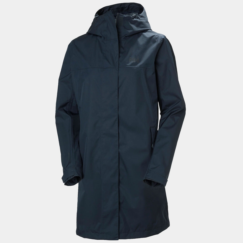 W VANCOUVER RAIN COAT, NAVY, XS