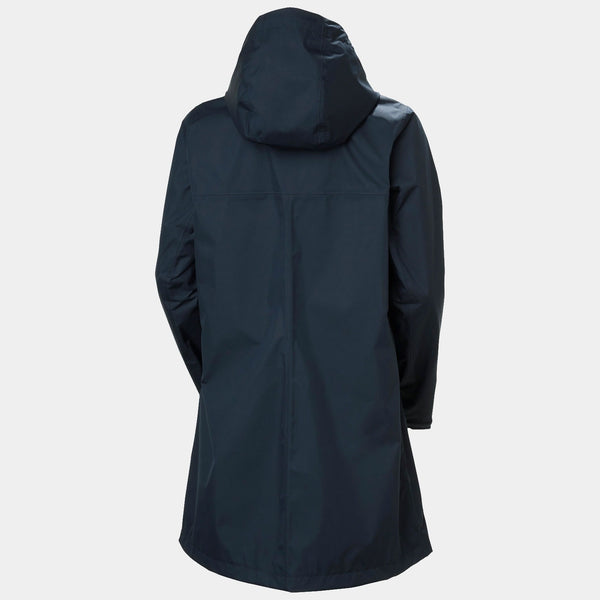 W VANCOUVER RAIN COAT, NAVY, XS