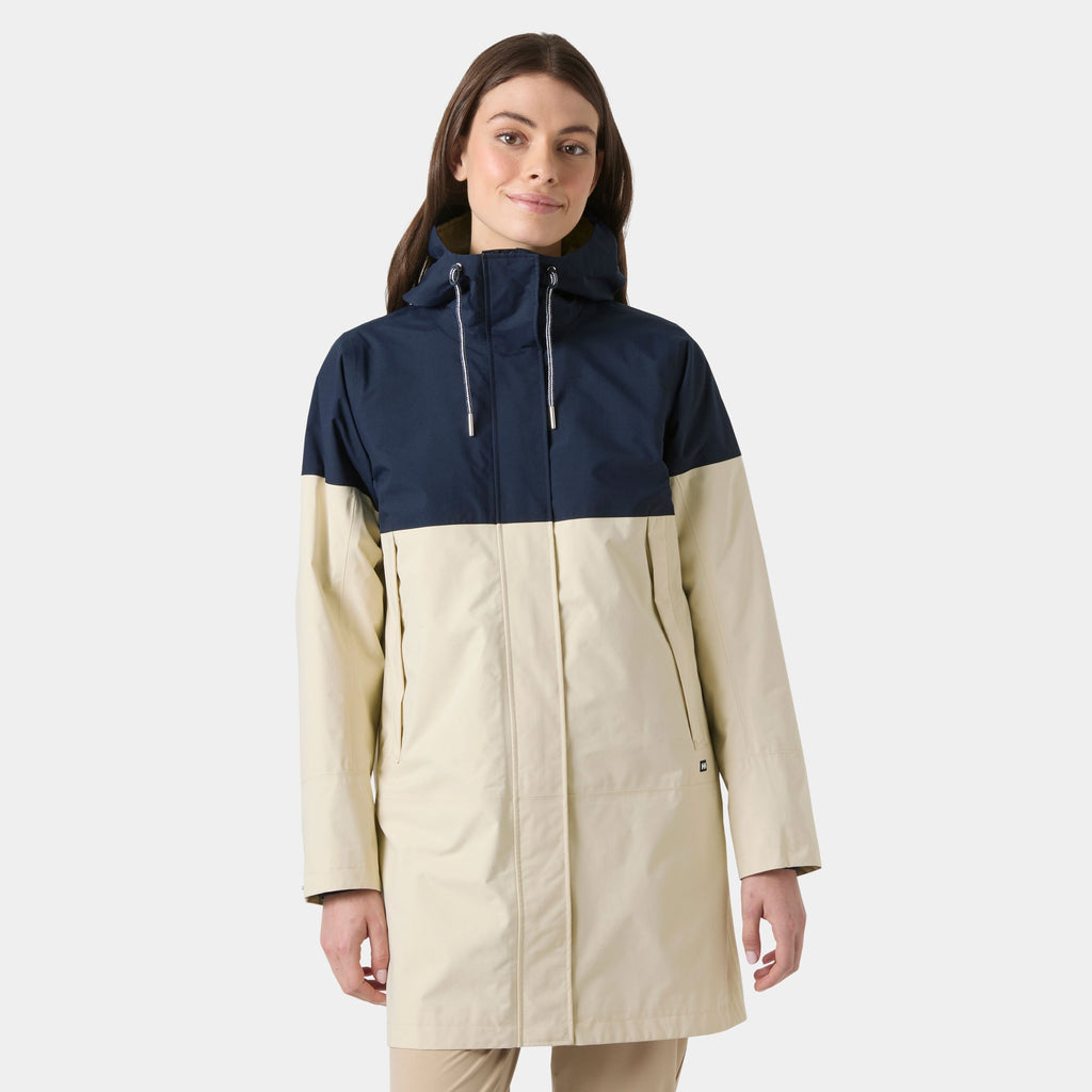 W KOSTER RAIN COAT, CREAM, L