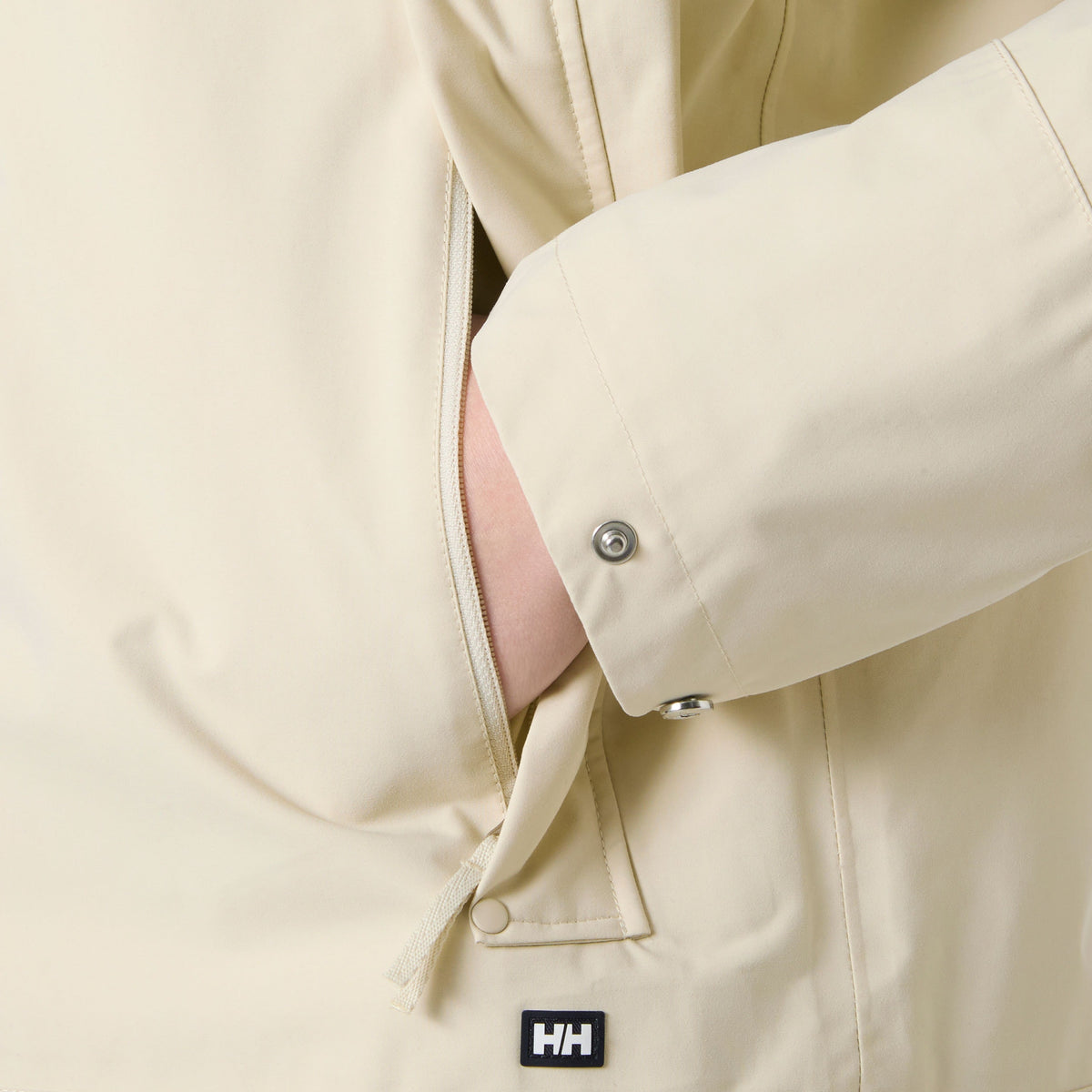 W KOSTER RAIN COAT, CREAM, L