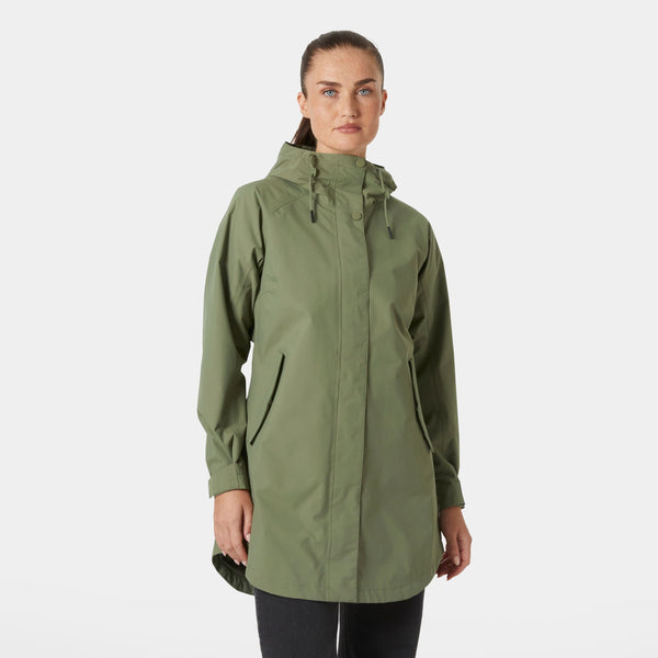 W VALENTIA 20 RAINCOAT, LAV GREEN, L
