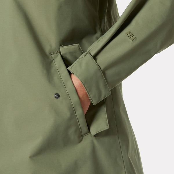 W VALENTIA 20 RAINCOAT, LAV GREEN, L