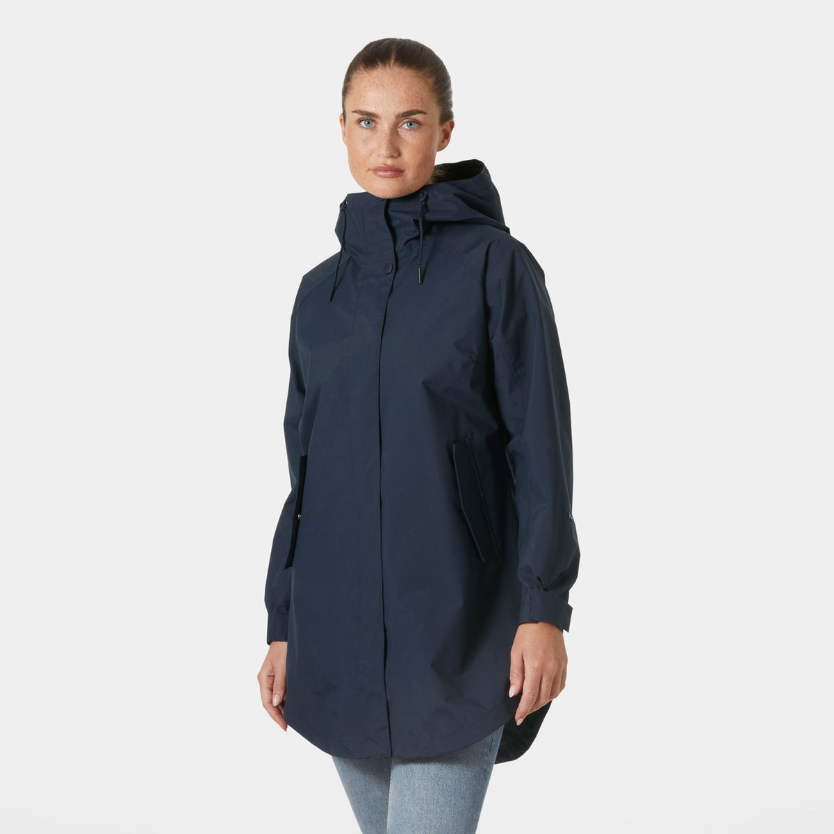 W VALENTIA 20 RAINCOAT, NAVY, XL