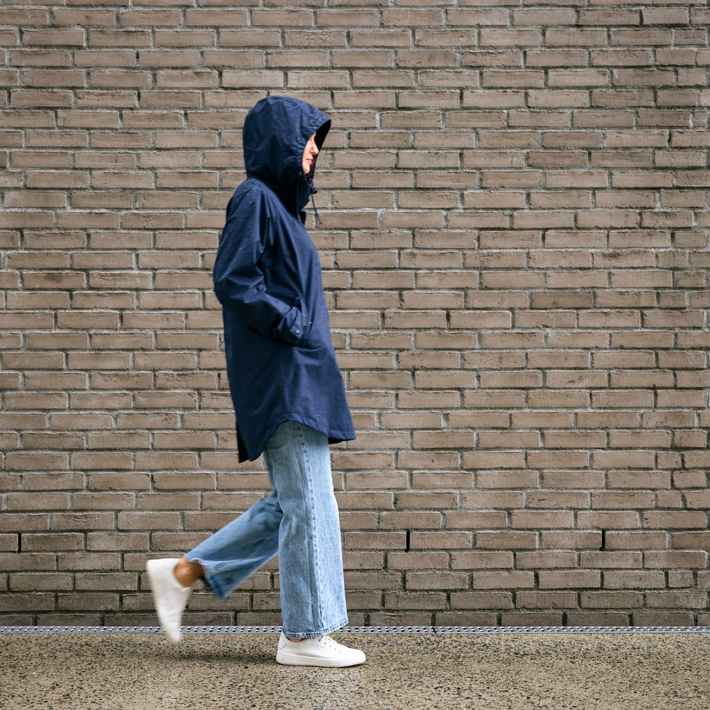 W VALENTIA 20 RAINCOAT, NAVY, XL