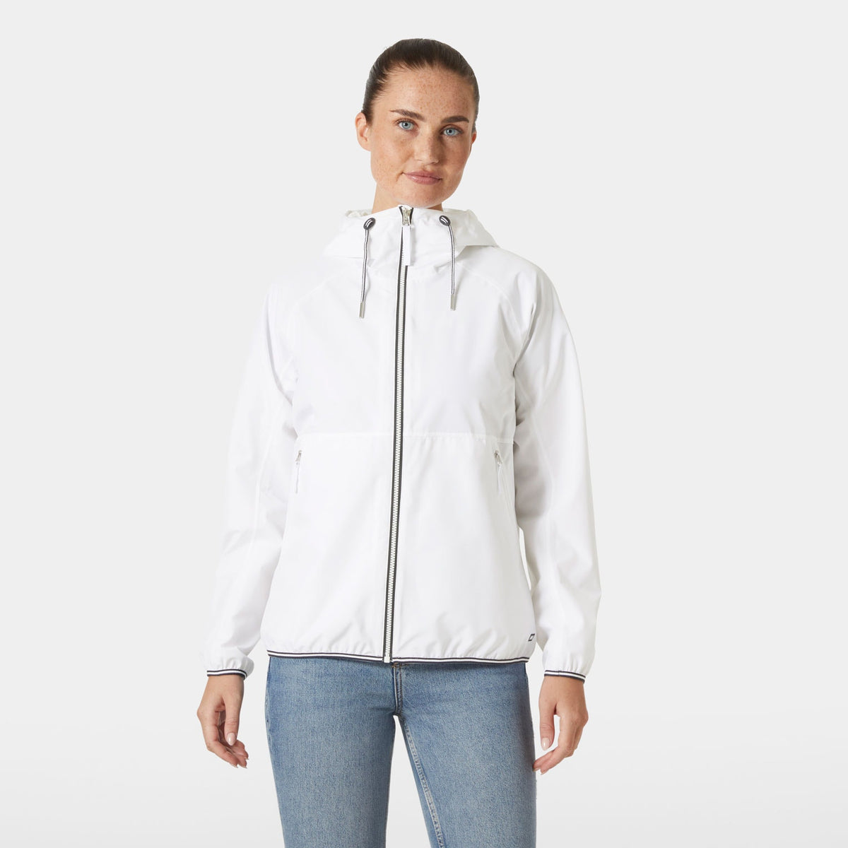 W KOSTER RAIN JACKET, WHITE, L