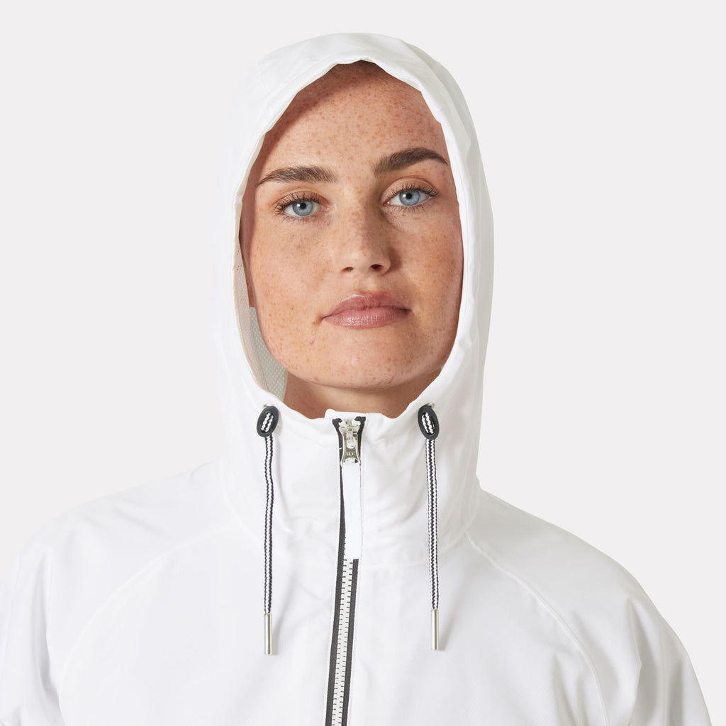 W KOSTER RAIN JACKET, WHITE, L