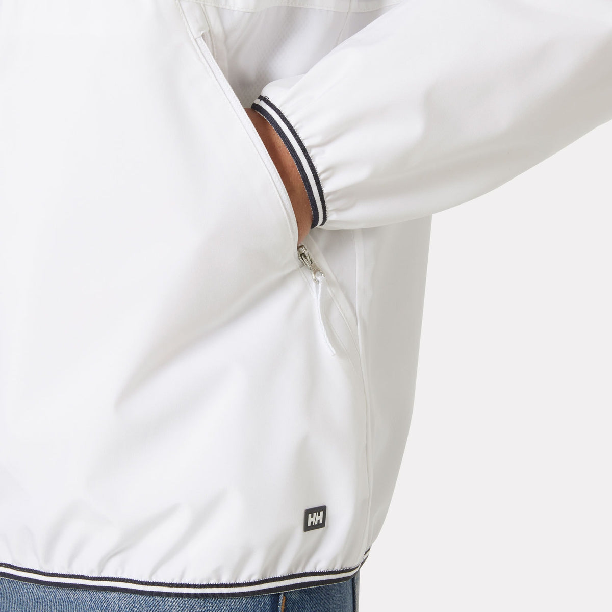 W KOSTER RAIN JACKET, WHITE, L