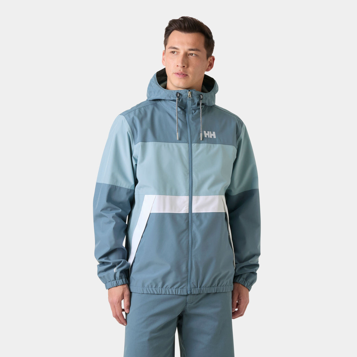 KOSTER RAIN JACKET, WASHED NAVY, XXL