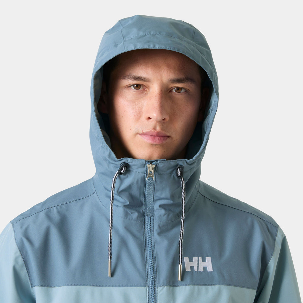 KOSTER RAIN JACKET, WASHED NAVY, XXL