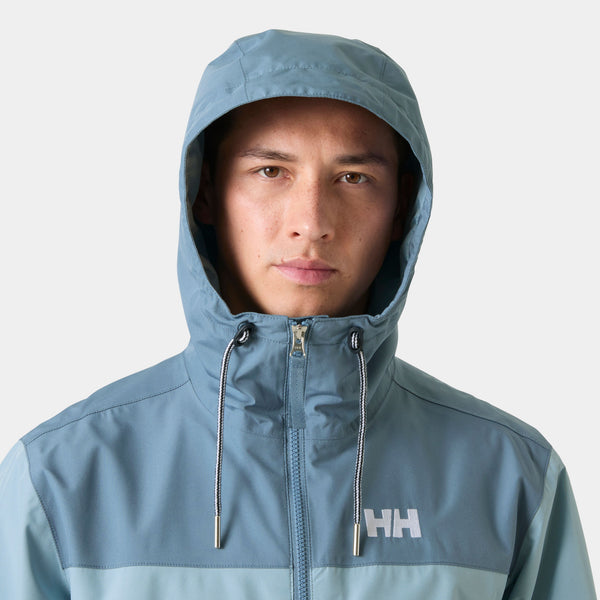 KOSTER RAIN JACKET, WASHED NAVY, XXL