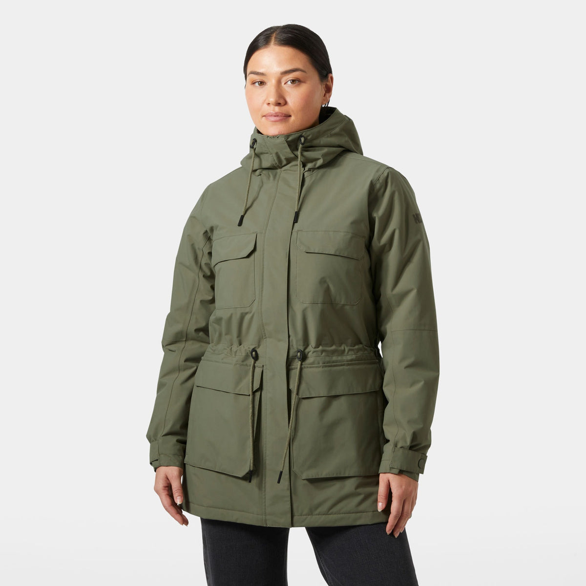 W ESCAPE INS PARKA, LAV GREEN, L