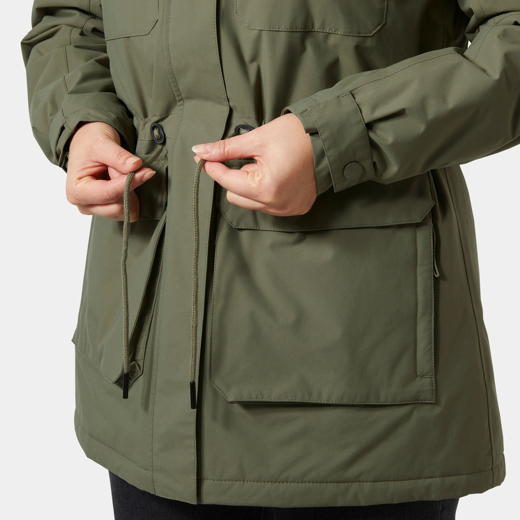 W ESCAPE INS PARKA, LAV GREEN, L