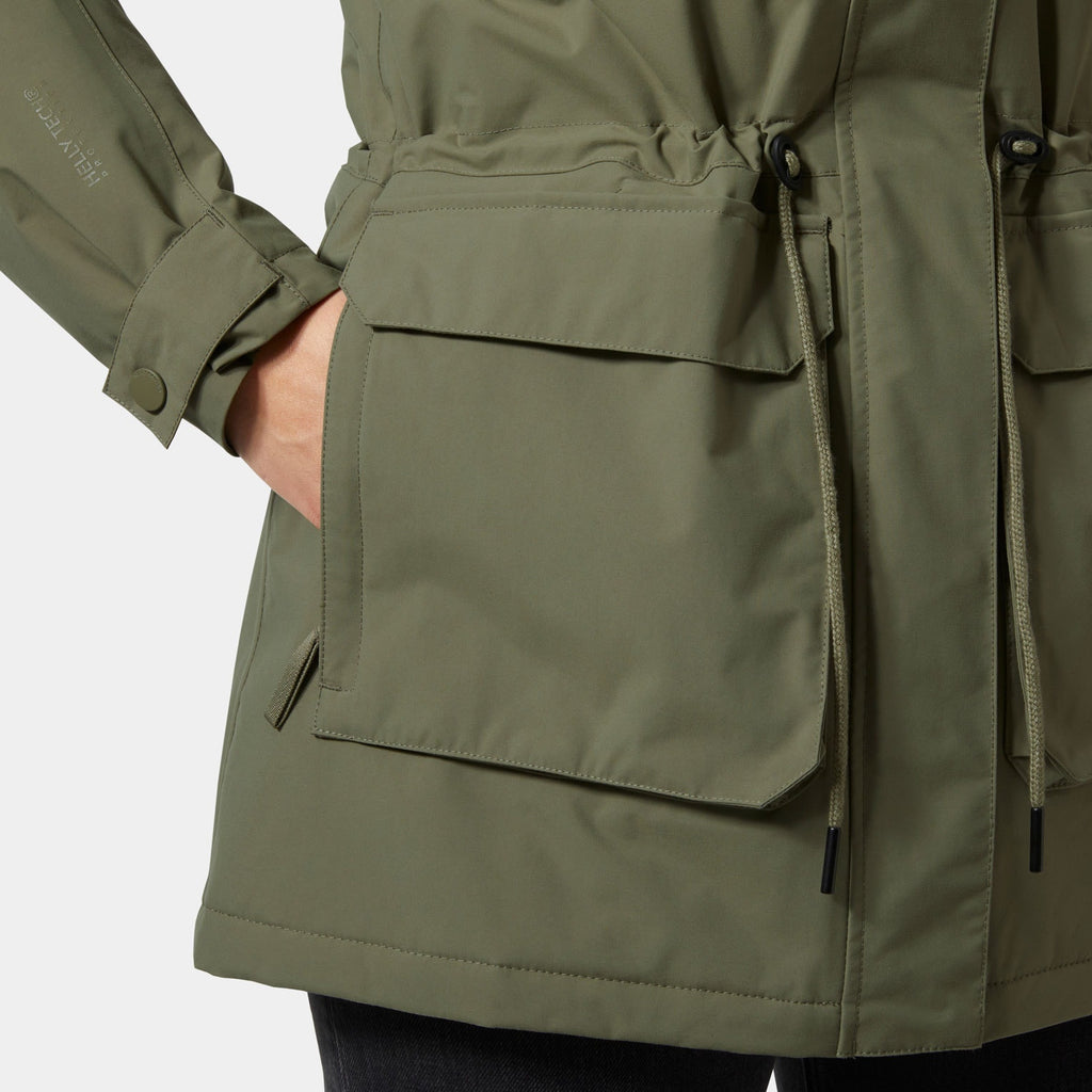 W ESCAPE INS PARKA, LAV GREEN, L