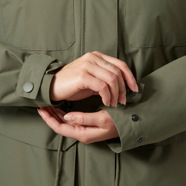 W ESCAPE INS PARKA, LAV GREEN, L