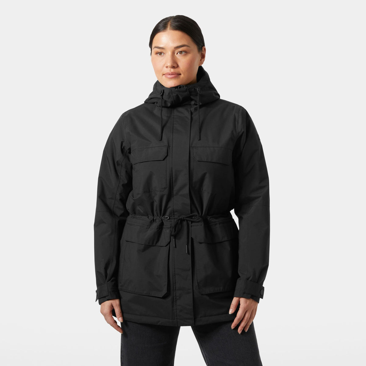 W ESCAPE INS PARKA, BLACK, L