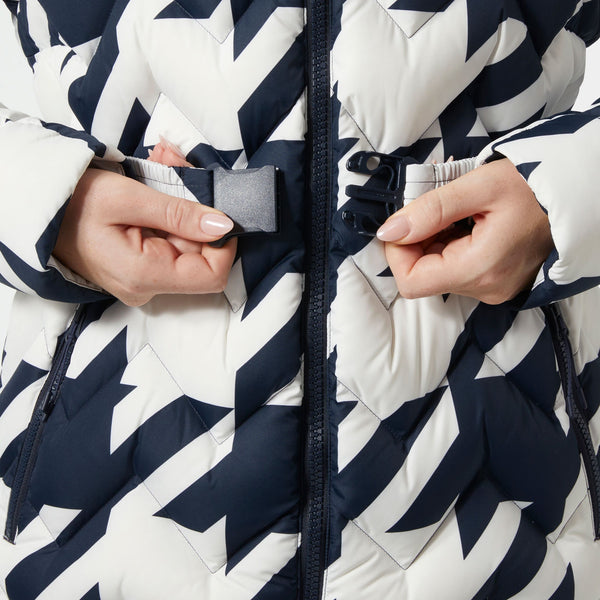 W WINTER BLISS MODULAR DOWN, NAVY HOUNDS, XL