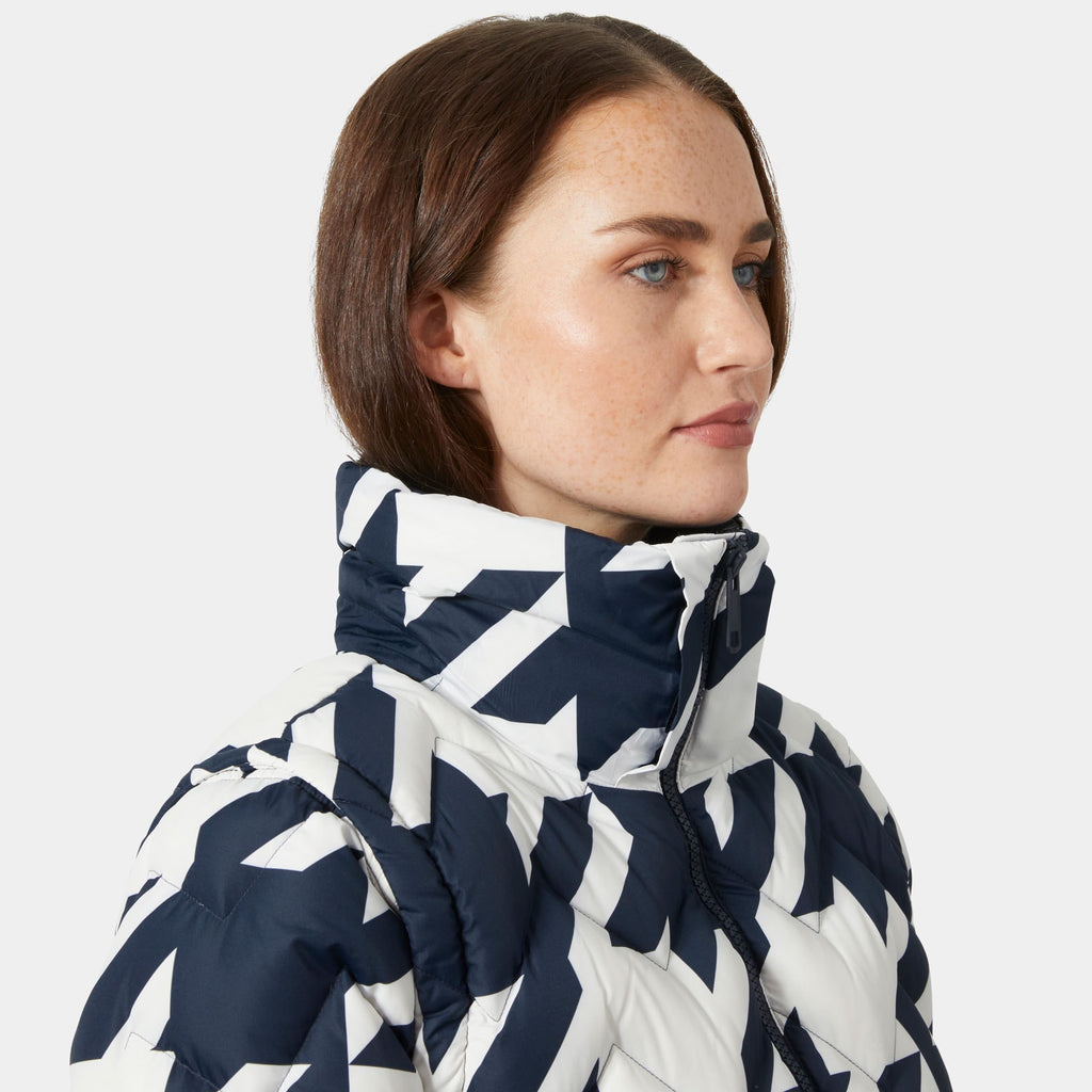 W WINTER BLISS MODULAR DOWN, NAVY HOUNDS, XL