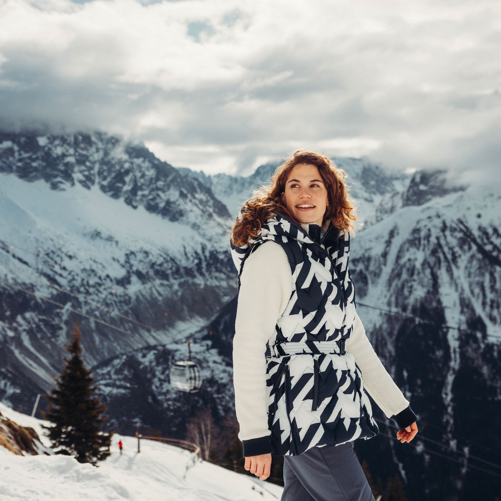 W WINTER BLISS MODULAR DOWN, NAVY HOUNDS, XL