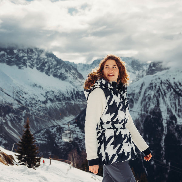 W WINTER BLISS MODULAR DOWN, NAVY HOUNDS, XL