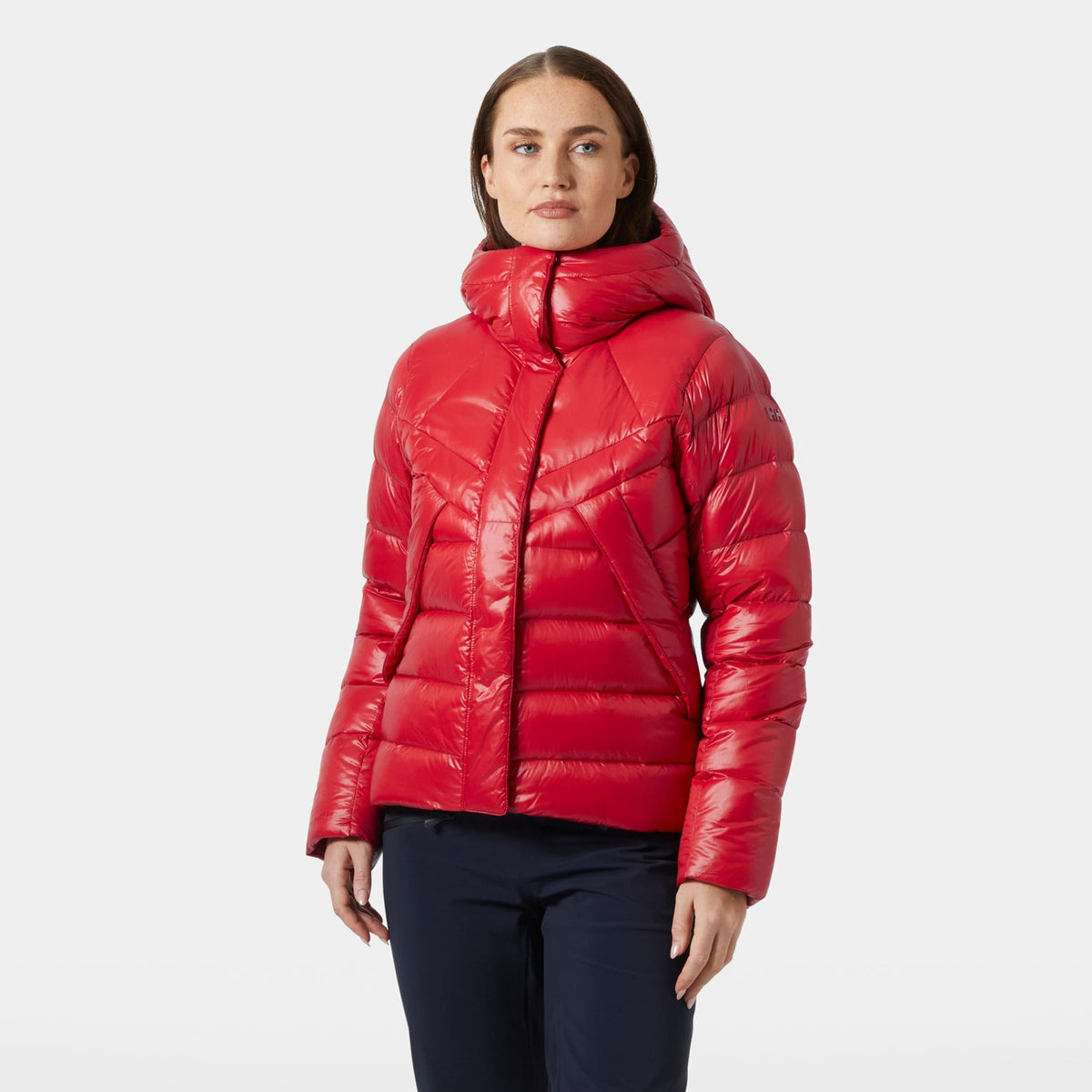 W WINTER BLISS DOWN JACKET, RED, L