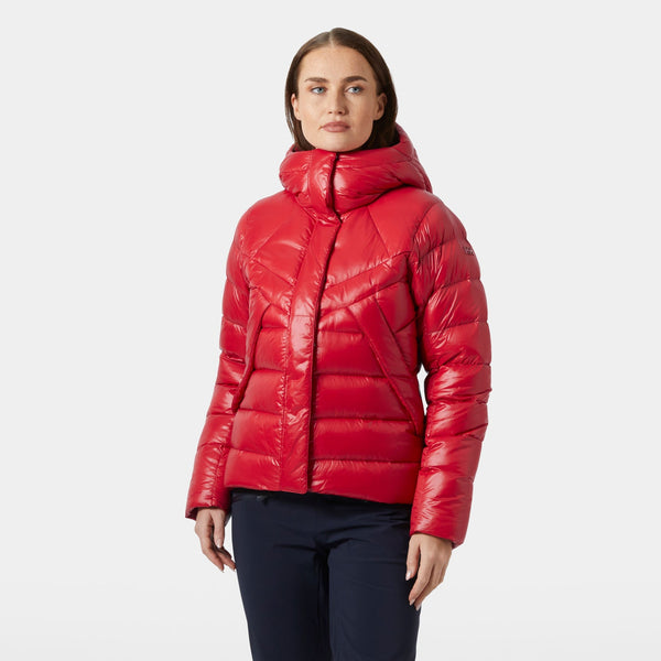 W WINTER BLISS DOWN JACKET, RED, L