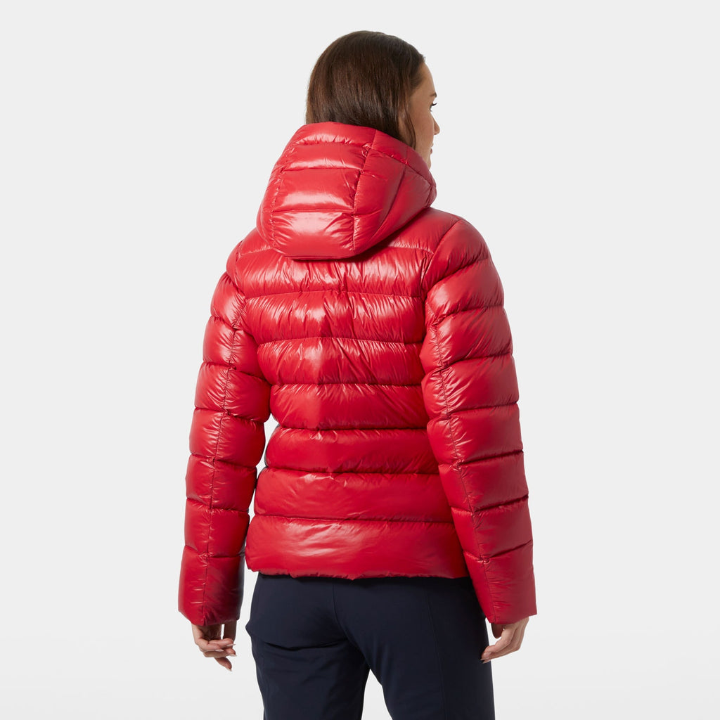 W WINTER BLISS DOWN JACKET, RED, L