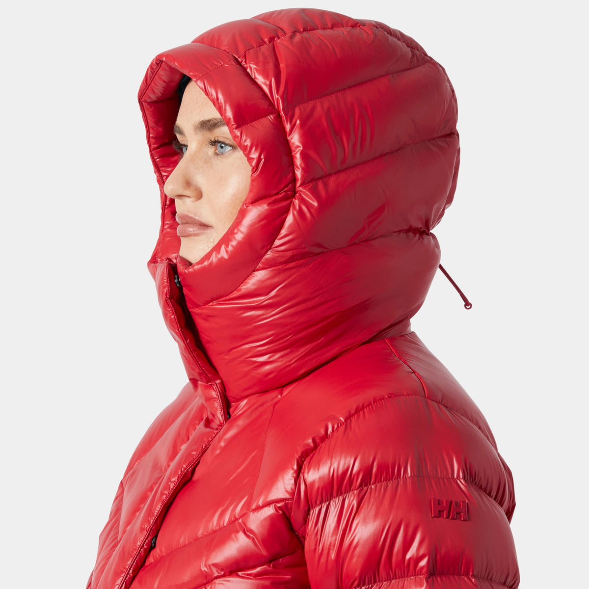 W WINTER BLISS DOWN JACKET, RED, L