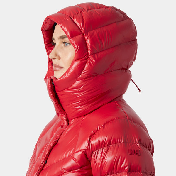 W WINTER BLISS DOWN JACKET, RED, L