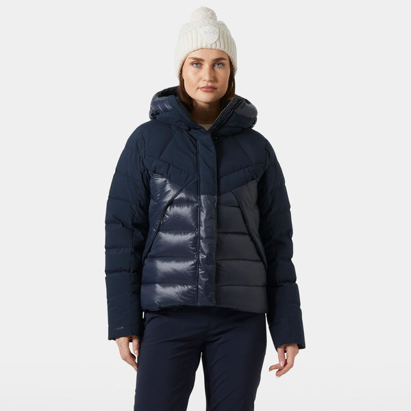 W WINTER BLISS DOWN JACKET, NAVY, L
