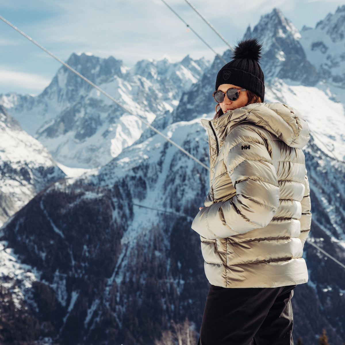 W WINTER BLISS DOWN JACKET, LYNX, L