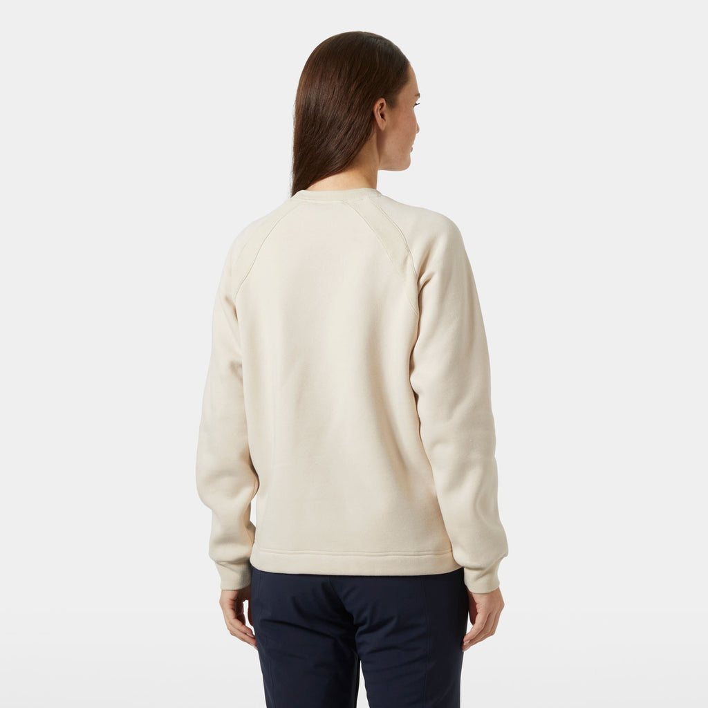 W BLISS SWEATSHIRT, CREAM, L