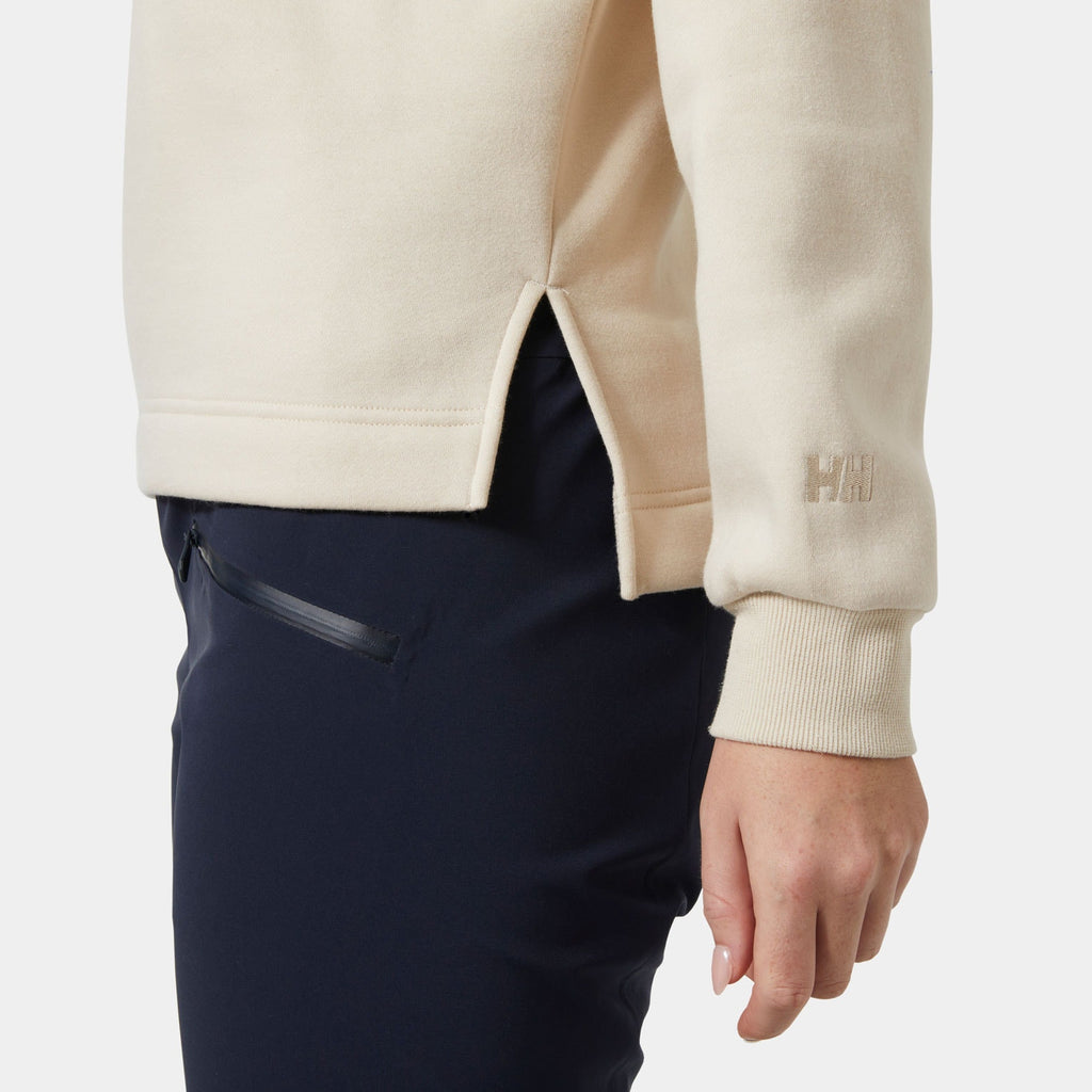 W BLISS SWEATSHIRT, CREAM, L