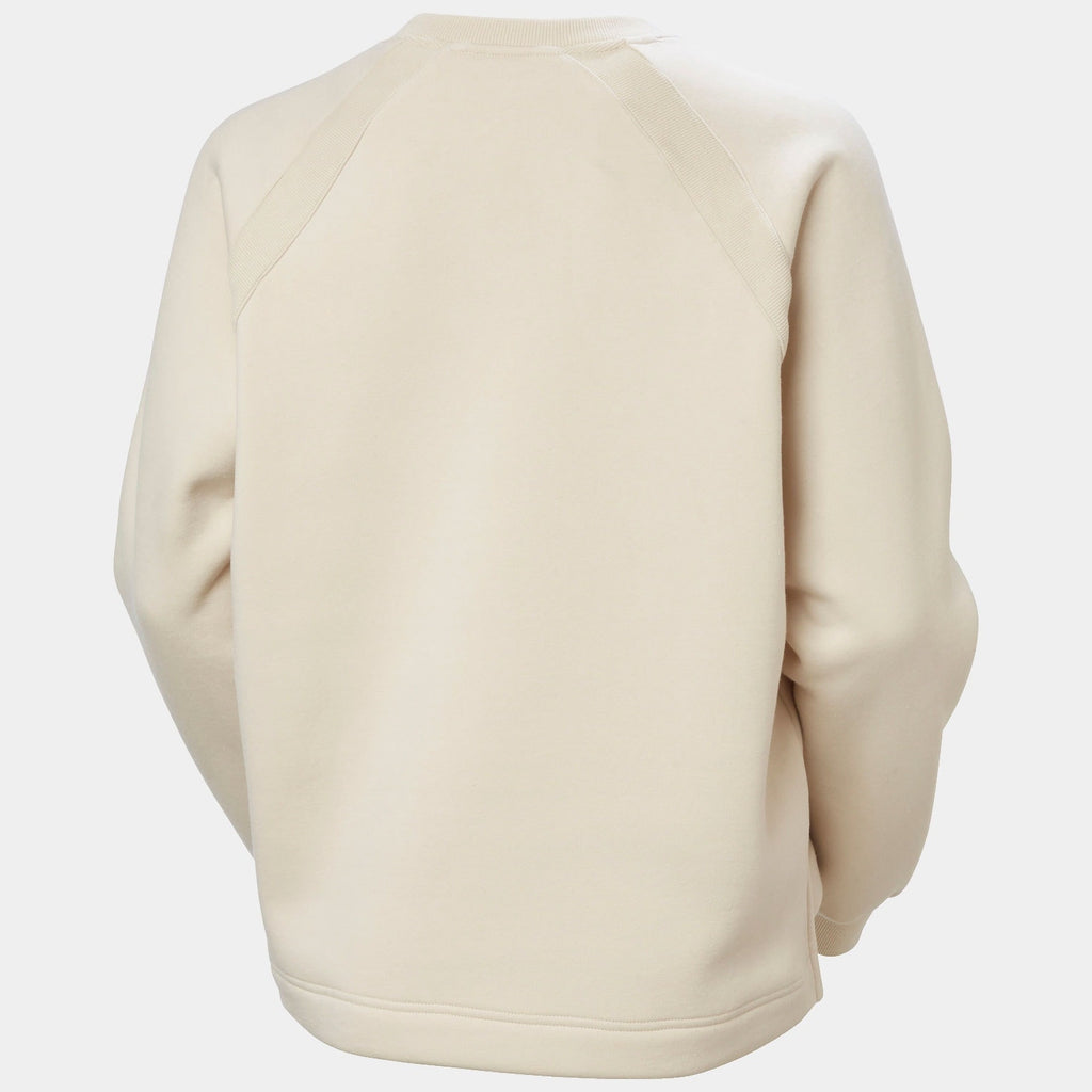 W BLISS SWEATSHIRT, CREAM, L