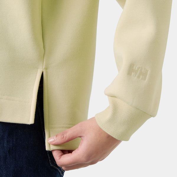 W BLISS SWEATSHIRT, CREAM, L