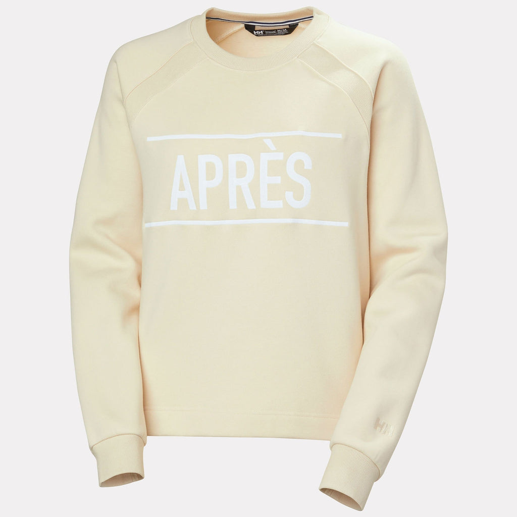 W BLISS SWEATSHIRT, CREAM, L