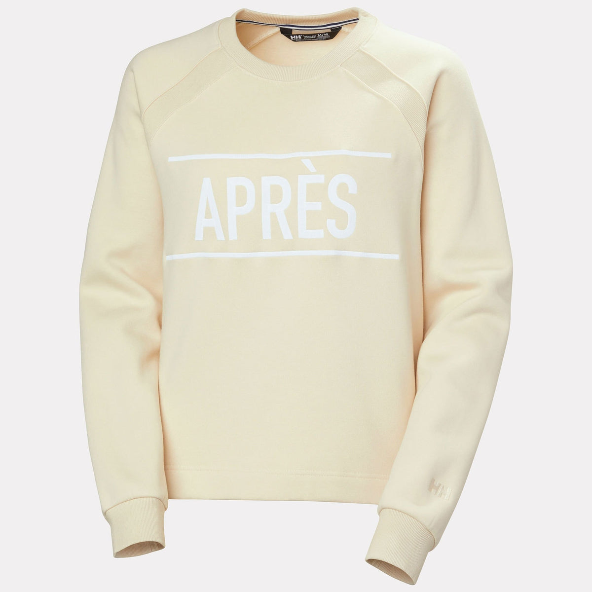 W BLISS SWEATSHIRT, CREAM, L