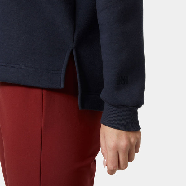 W BLISS SWEATSHIRT, NAVY, M