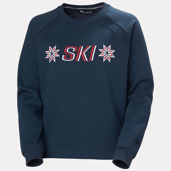 W BLISS SWEATSHIRT, NAVY, L