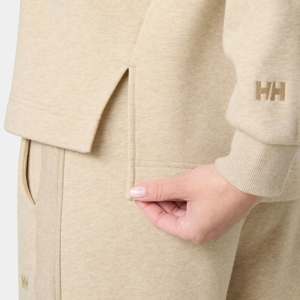 W BLISS SWEATSHIRT, ELMWOOD MEL, L