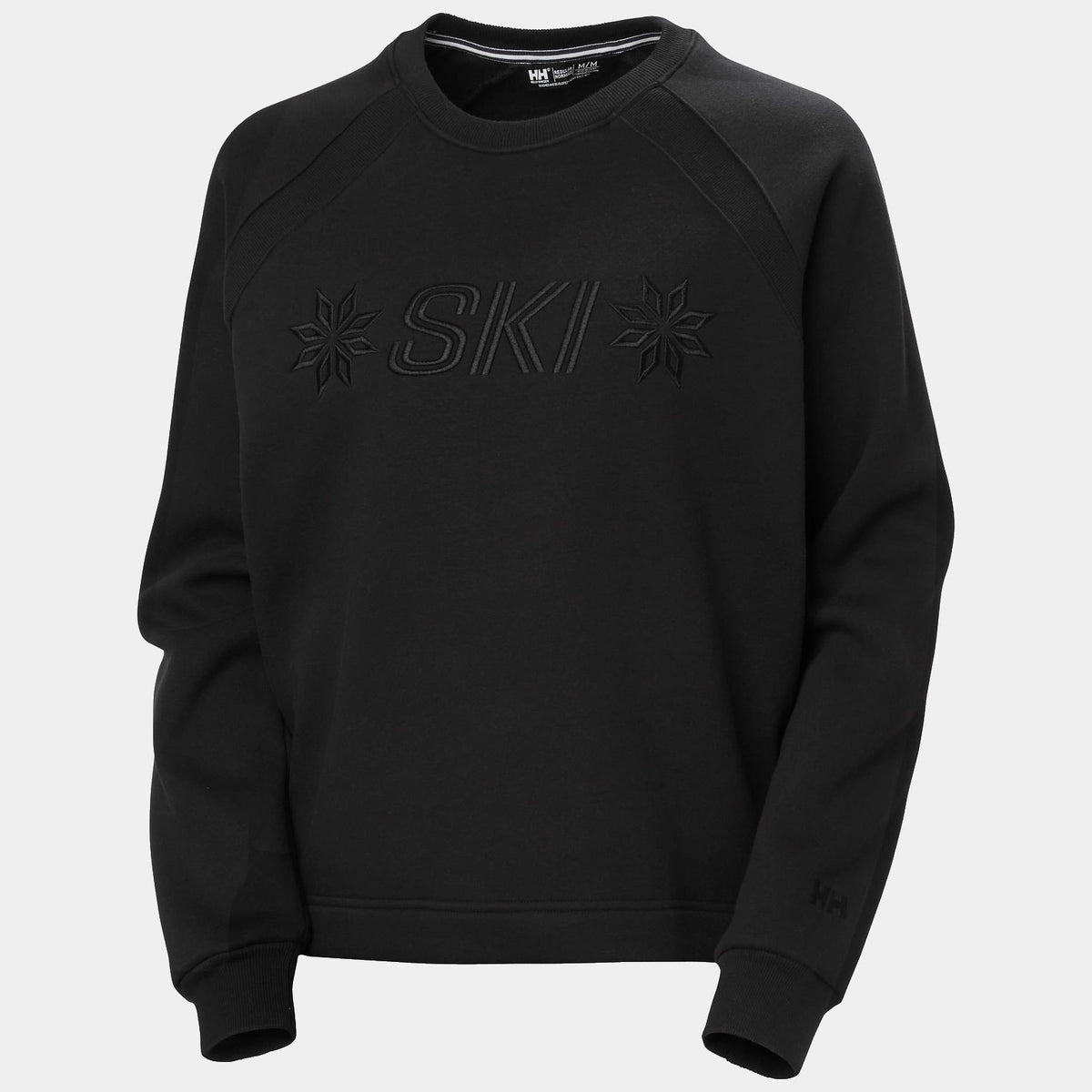 W BLISS SWEATSHIRT, BLACK, L
