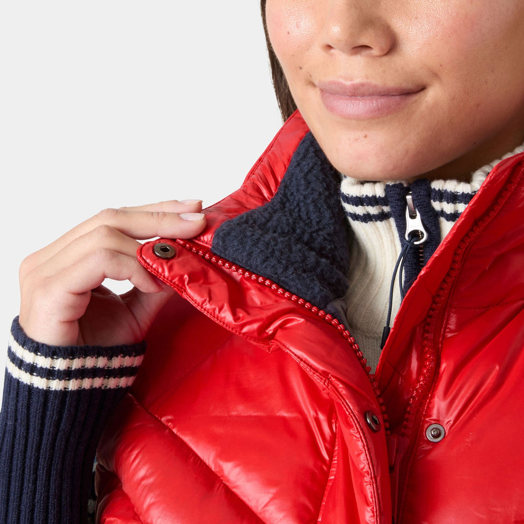 W BLISS DOWN VEST, RED, L