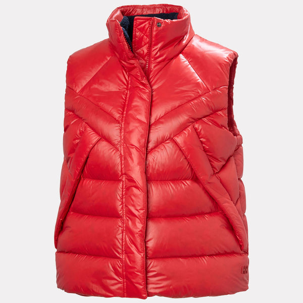 W BLISS DOWN VEST, RED, L