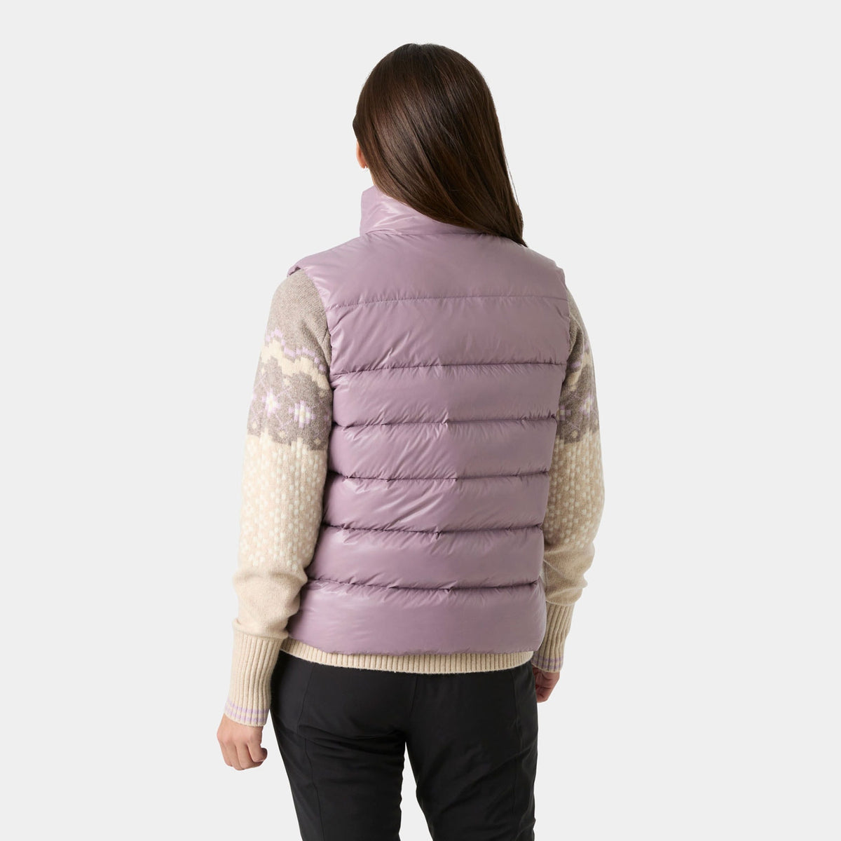 W BLISS DOWN VEST, PURPLE CLAY, L